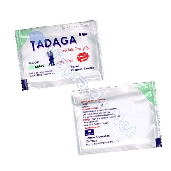 Tadaga Oral Jelly (Tadalafil) 20mg