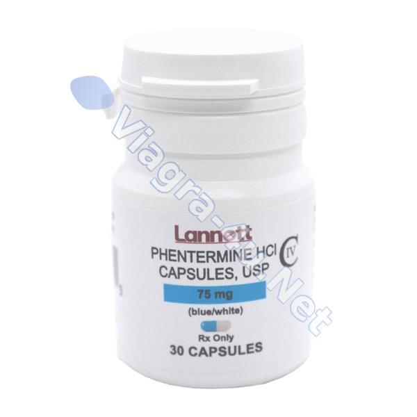 Phentermine HCL 75mg brand Lannett