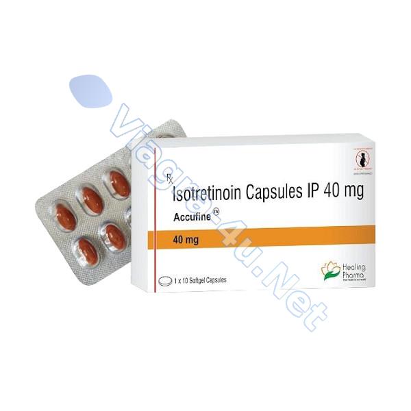 Accufine (Isotretinoína) 40mg