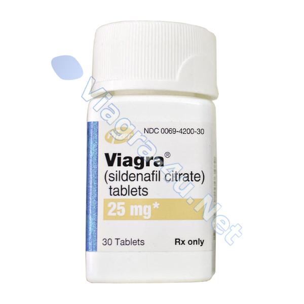 Viagra 25mg - bottle of 30 pills