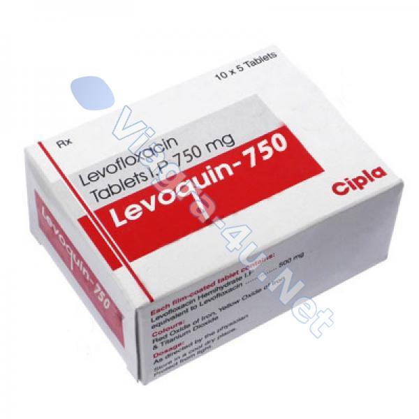 Дженерик Левофлоксаци́н (Levofloxacin) 750мг
