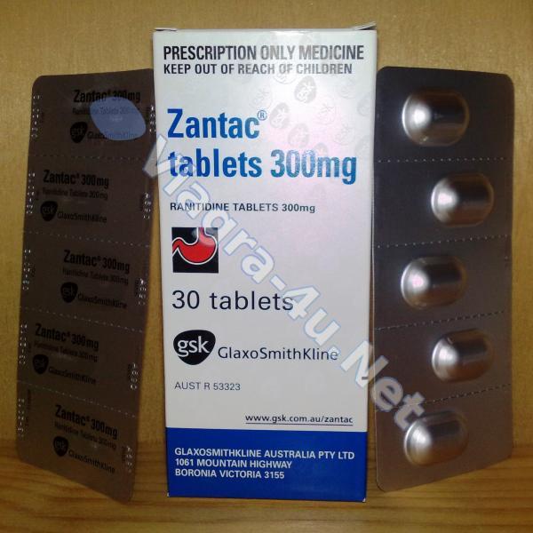 Generic Zantac Ranitidine 300mg (Ранитидин)