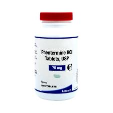 Phentermine HCL 75mg Marque Lannett